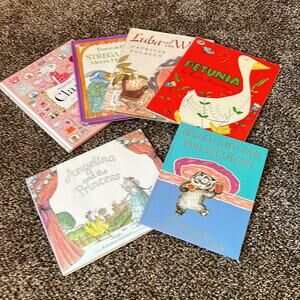 Book Bundle - Lot of 6 girls picture books - Claris in Paris, Angelina, Petunia